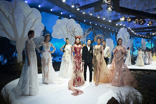 Hà Anh tái xuất sàn diễn trong show thời trang của Xuân Lan - Ảnh 4